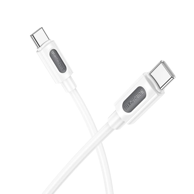 کابل شارژ 60 وات USB-C به USB-C بروفون مدل BX114 طول 1 متر — تصویر ۲