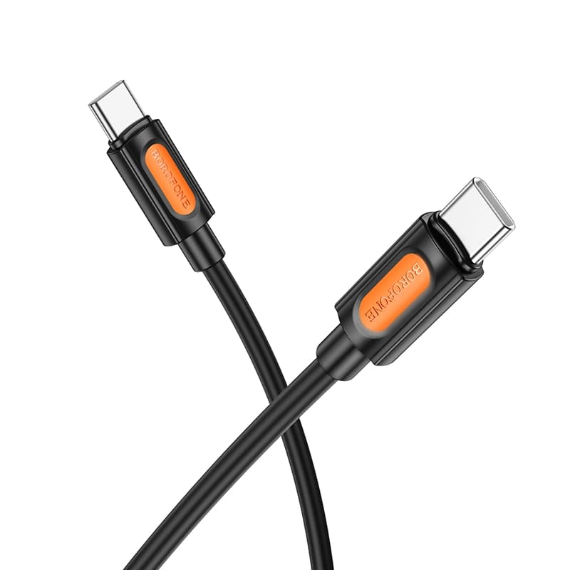 کابل شارژ 60 وات USB-C به USB-C بروفون مدل BX114 طول 1 متر — تصویر ۳