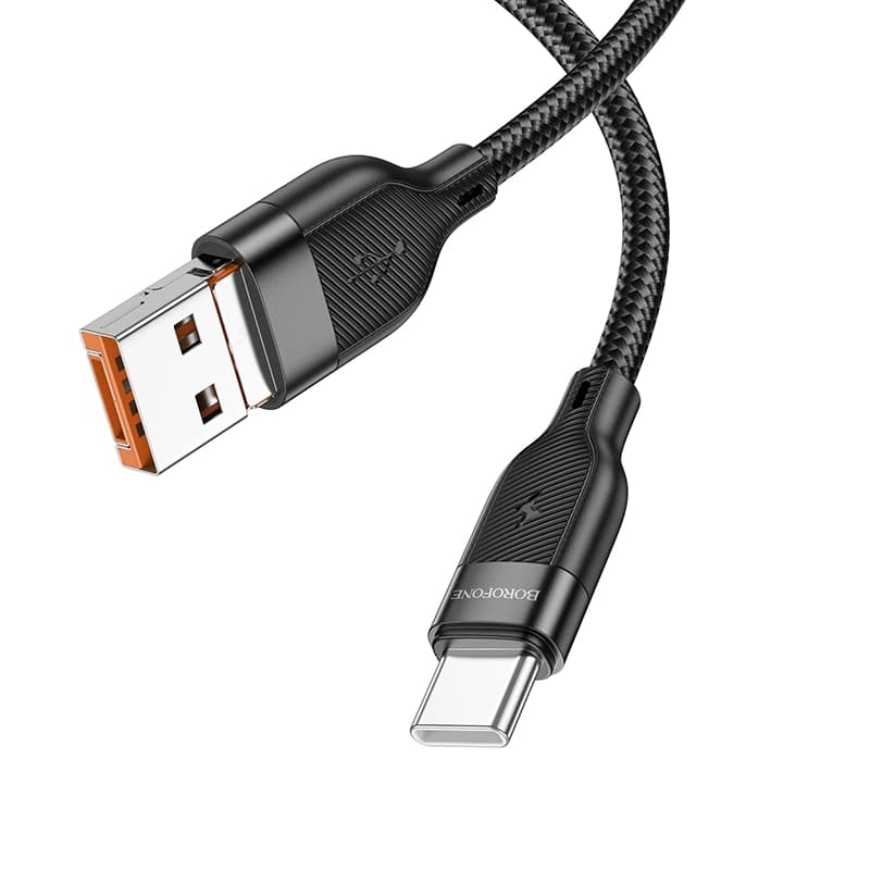 کابل شارژ 60 وات USB-C به USB-C بروفون مدل BU45 طول 1.2 متر — تصویر ۳
