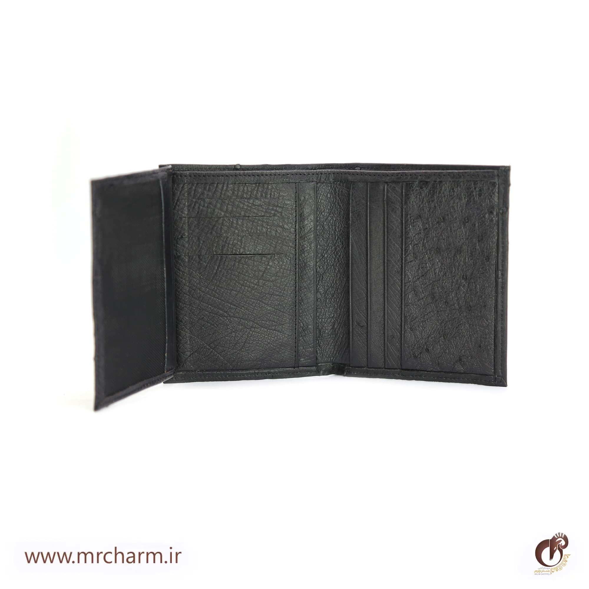 کیف پول چرم شترمرغ mrc1211-27 — تصویر ۵