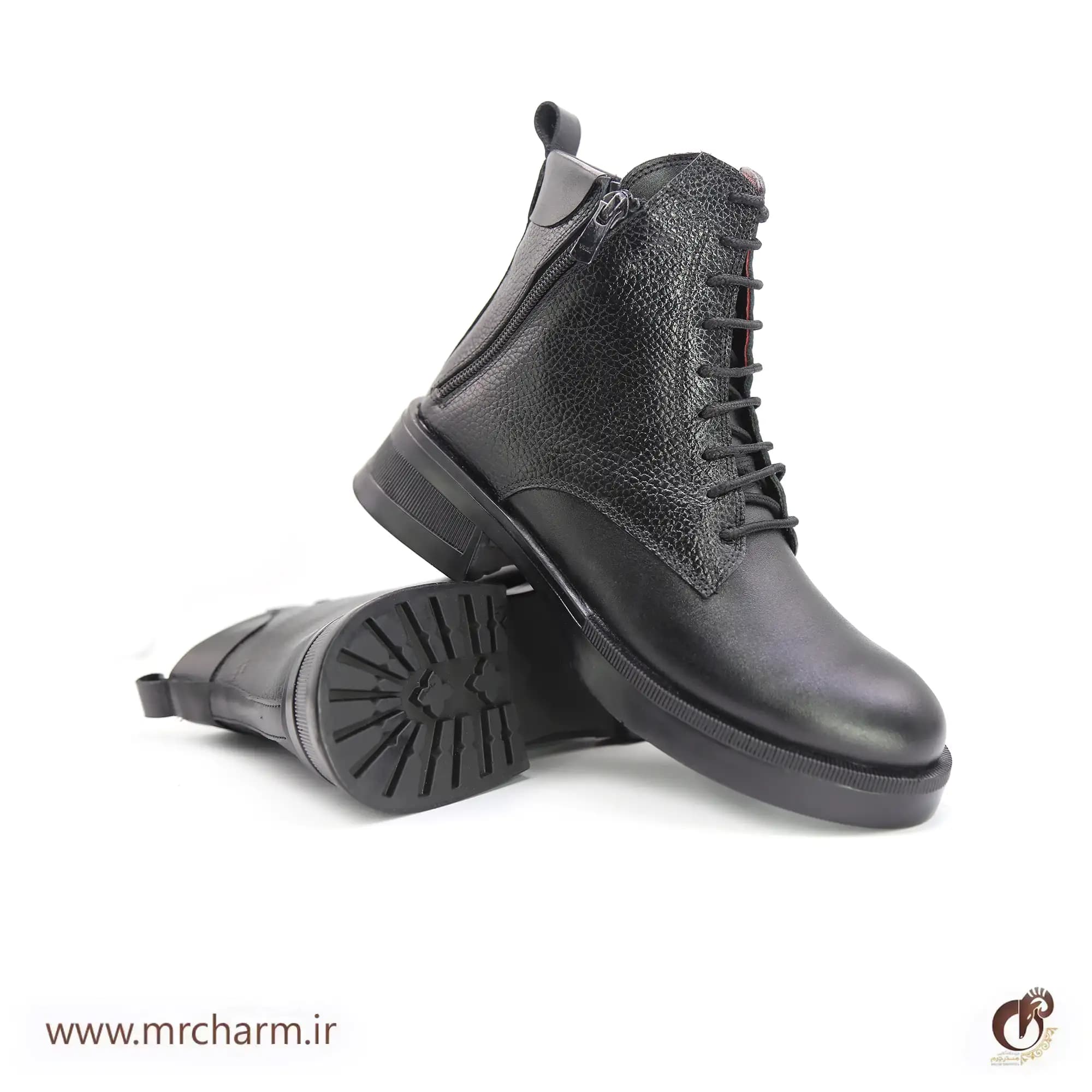 بوت چرم زنانه mrc2111-100 — تصویر ۲