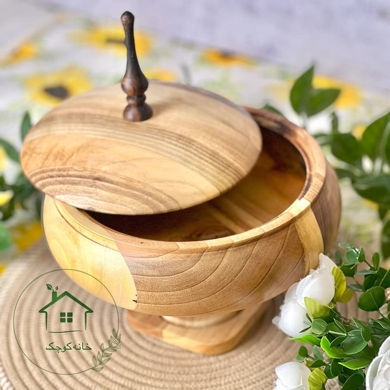 شکلات خوری چوب گردو قطر 20 — تصویر ۲