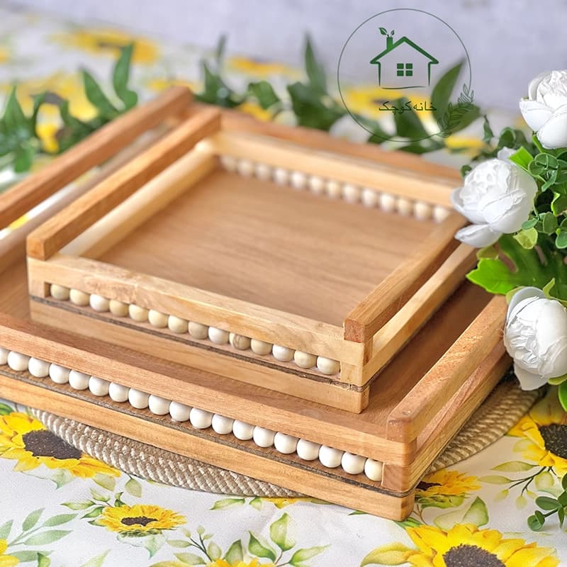 سینی راش مربع مهره دار