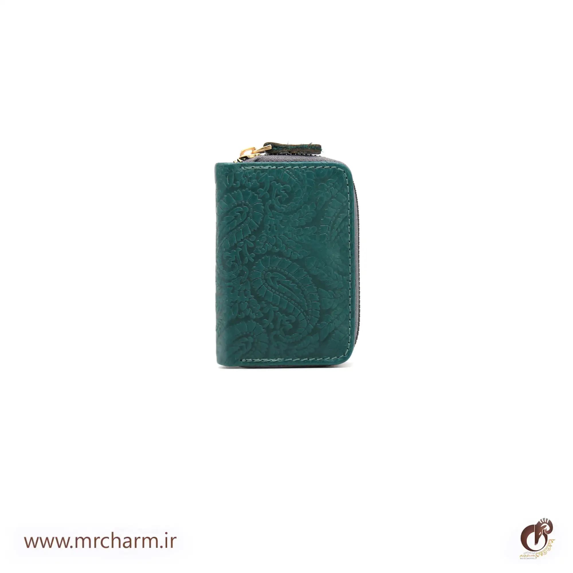 جاکارتی زیپی چرم طرح دار MRC179-01 — تصویر ۵