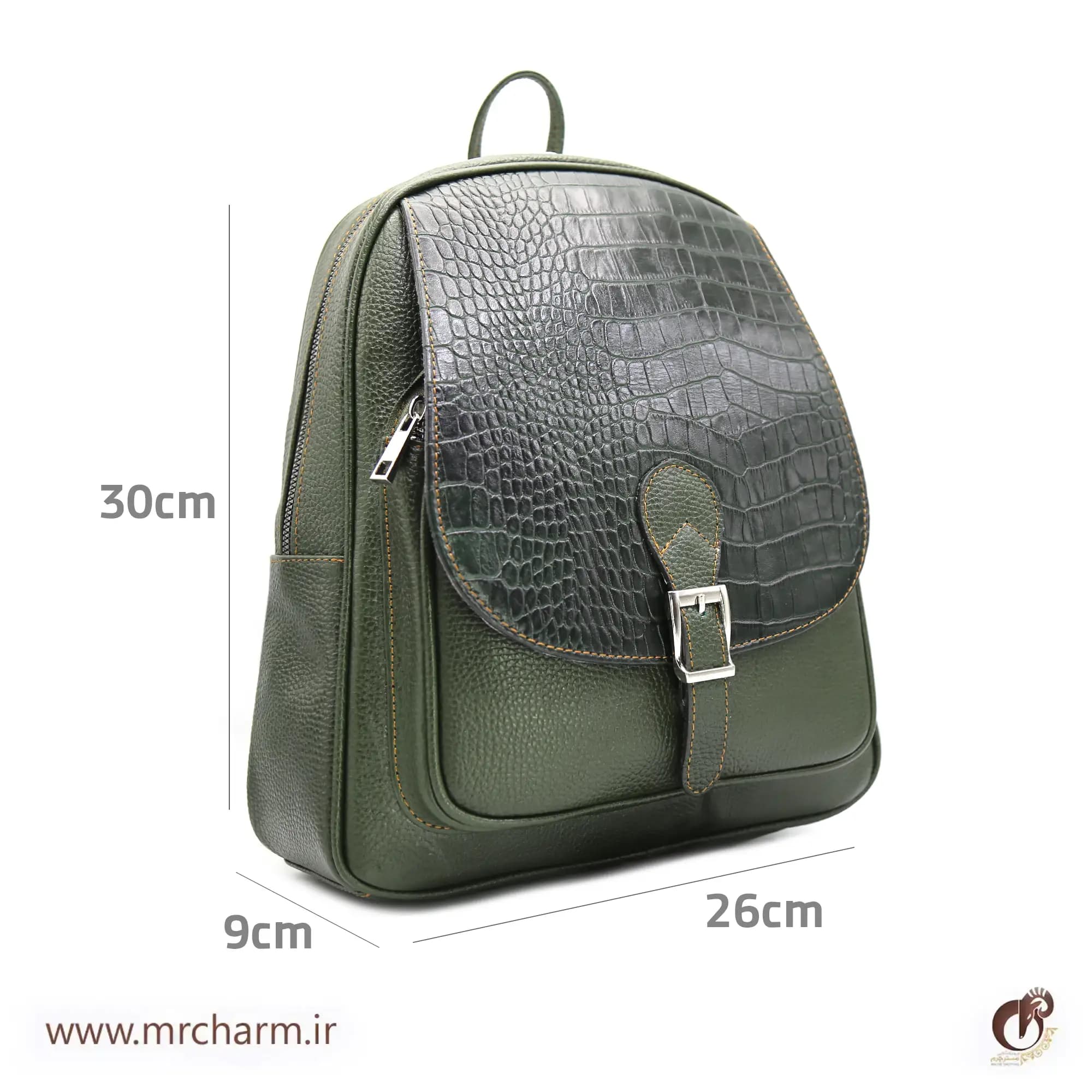 کوله پشتی چرم mrc2216-24 — تصویر ۲
