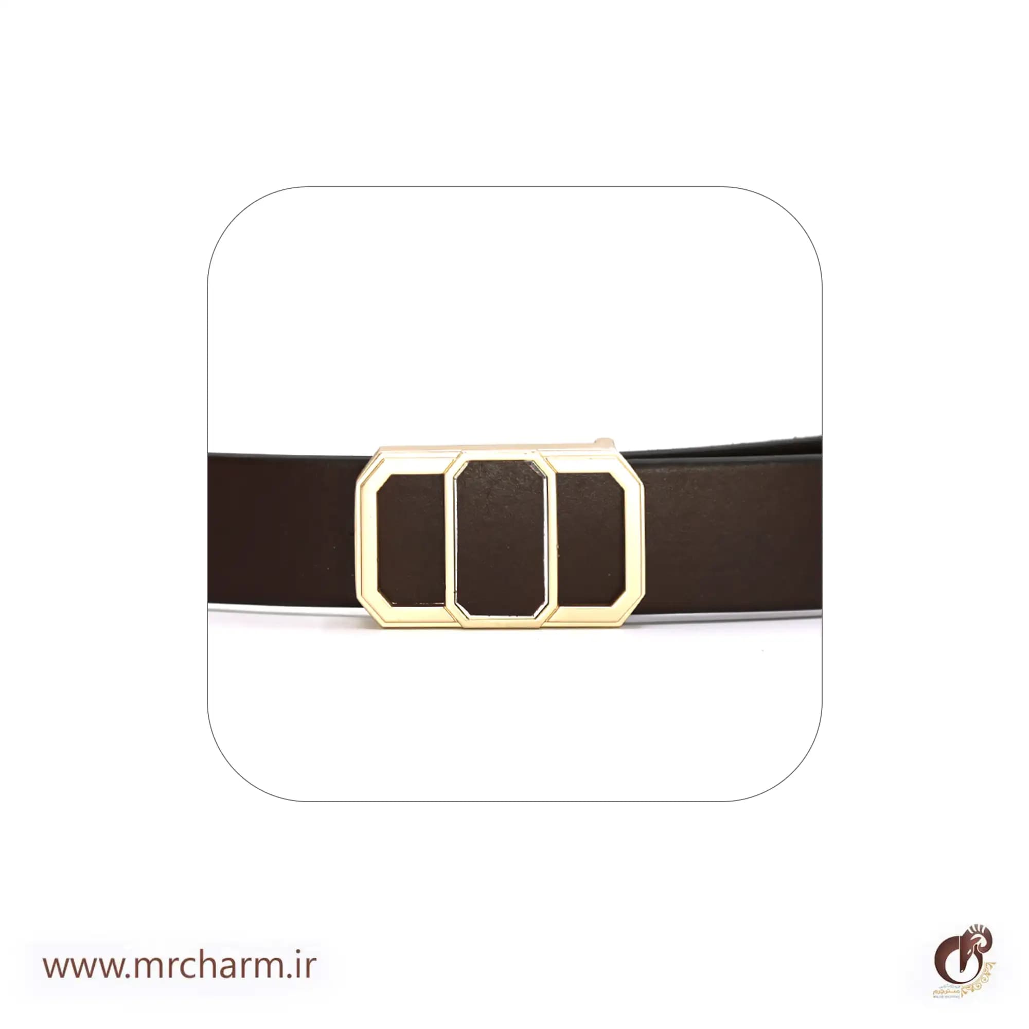 کمربند چرم مردانه mrc1517-11 — تصویر ۳
