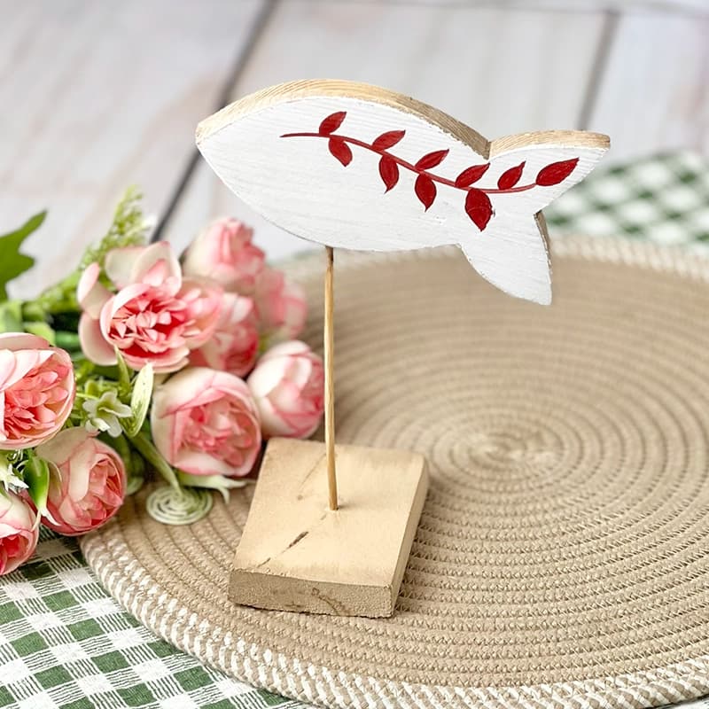 دکوری ماهی چوبی — تصویر ۳