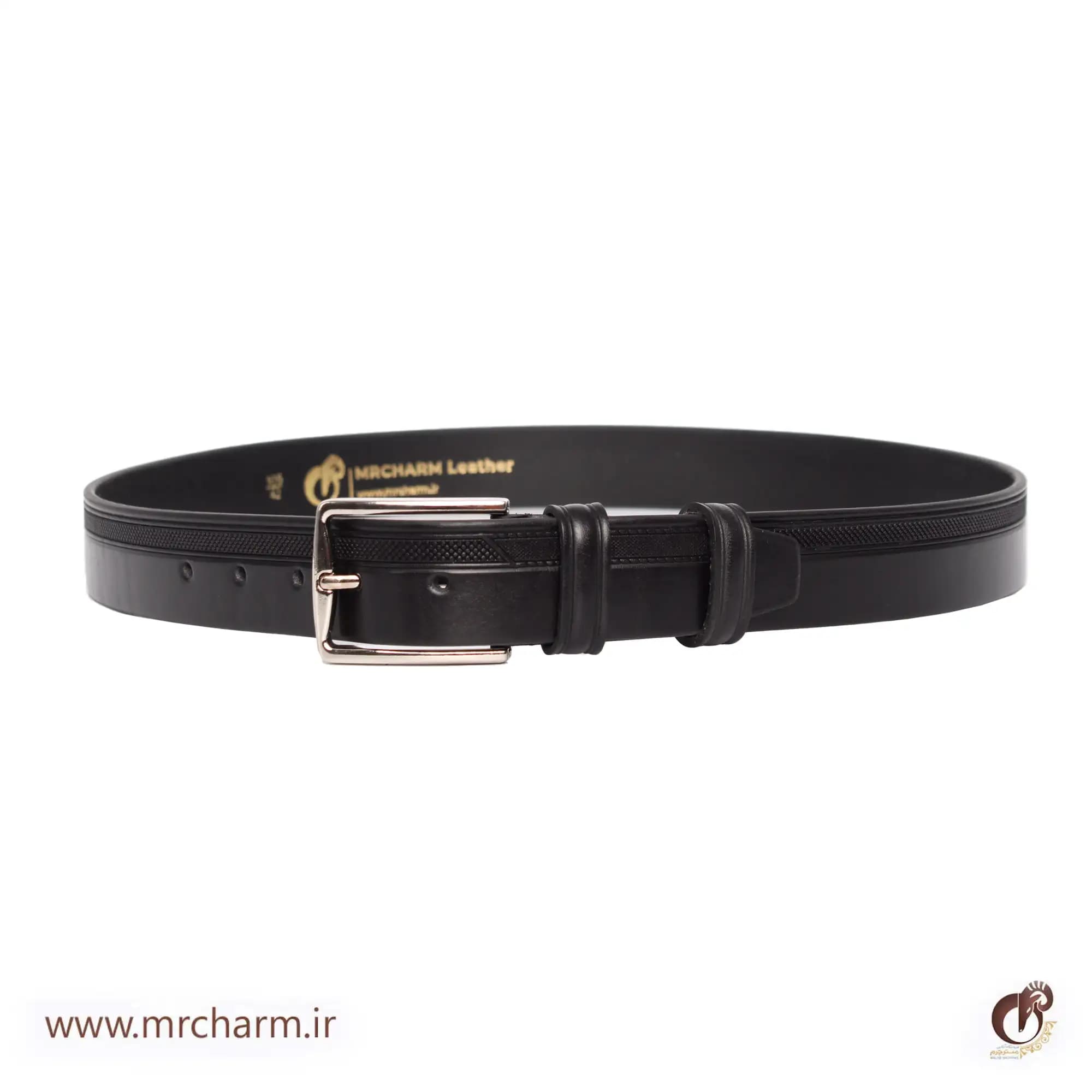 کمربند چرم مردانه mrc1517-02