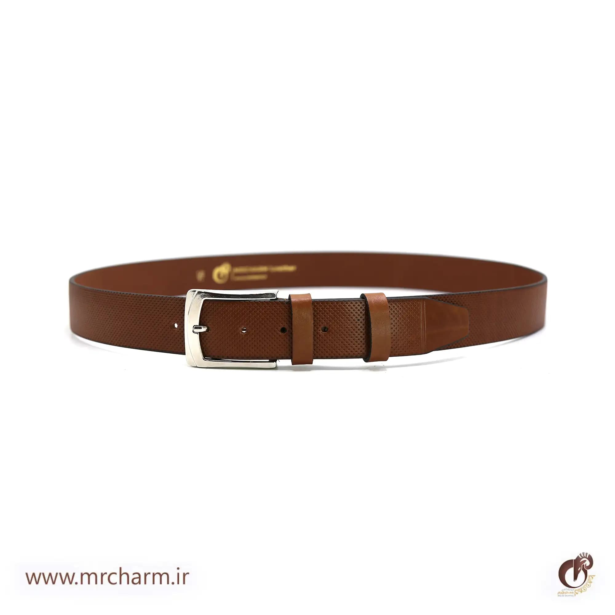 کمربند چرم مردانه mrc1517-01 — تصویر ۲