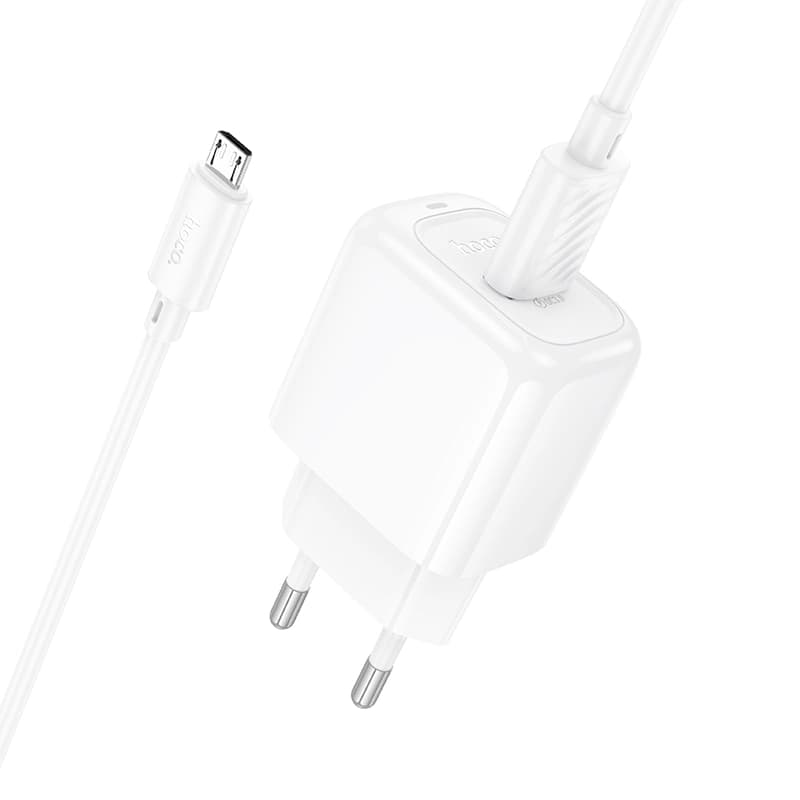 شارژر دیواری 18 وات هوکو مدل CS52A با کابل میکرو — تصویر ۵