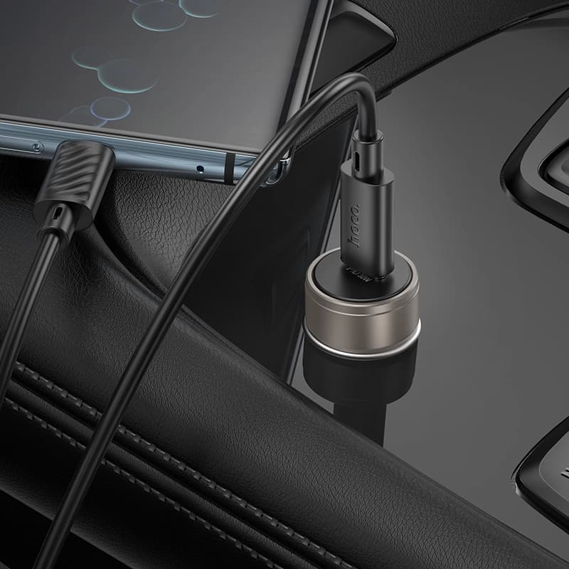 شارژر فندکی 30 وات هوکو مدل Z57 USB — تصویر ۷