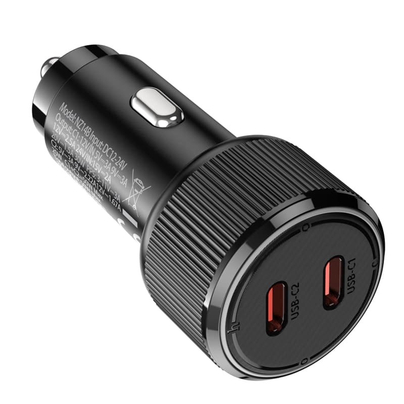 شارژر فندکی 50 وات هوکو مدل NZ14B USB — تصویر ۶