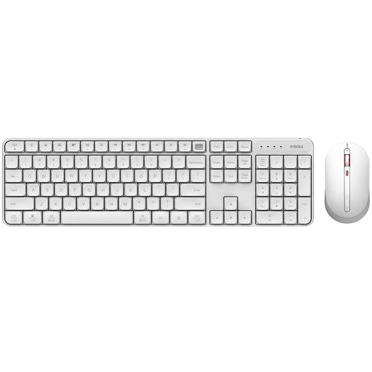 موس و کیبورد بی سیم بی صدای شیائومی مدل MIIIW MWWC01 Wireless Silent Keyboard & Mouse