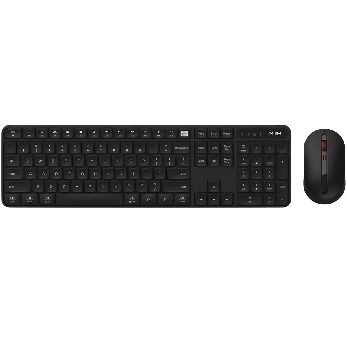 موس و کیبورد بی سیم بی صدای شیائومی مدل MIIIW MWWC01 Wireless Silent Keyboard & Mouse — تصویر ۲