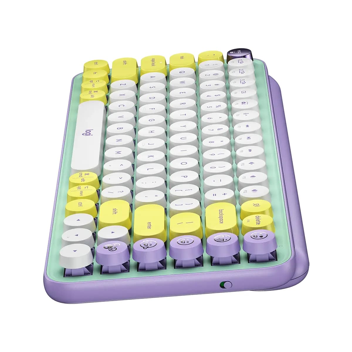 کیبورد بی سیم لاجیتک با چاپ عربی مدل Logitech POP Keys Mechanical Daydream (Arabic) — تصویر ۴