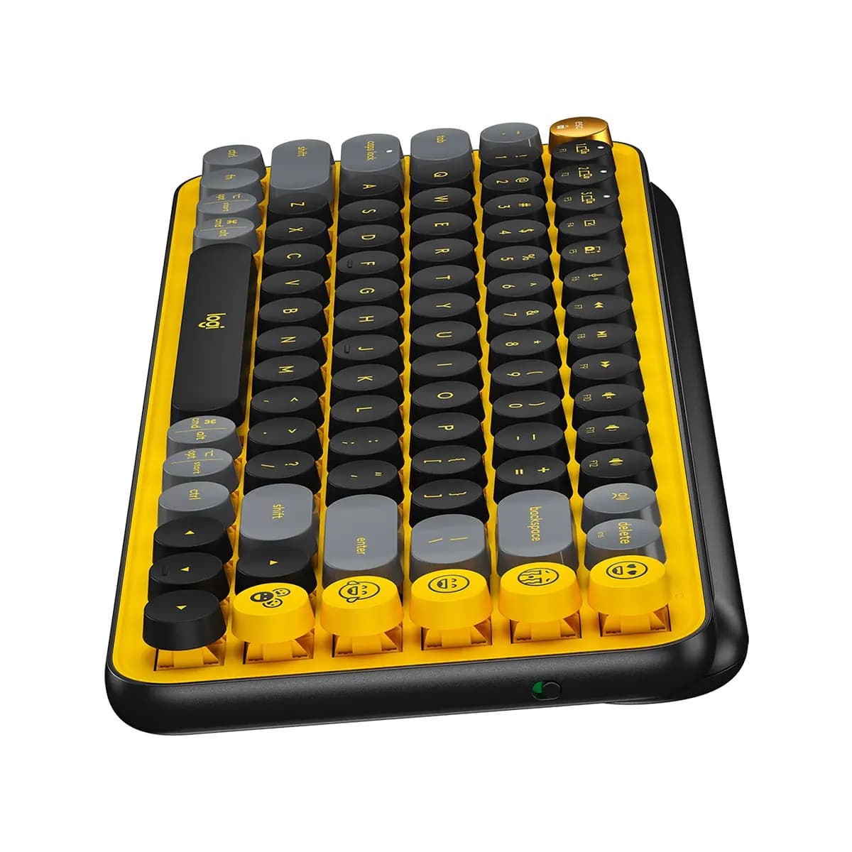 کیبورد بی سیم لاجیتک مدل Logitech POP Keys Wireless Mechanical Emoji Keyboard Blast (US) — تصویر ۴