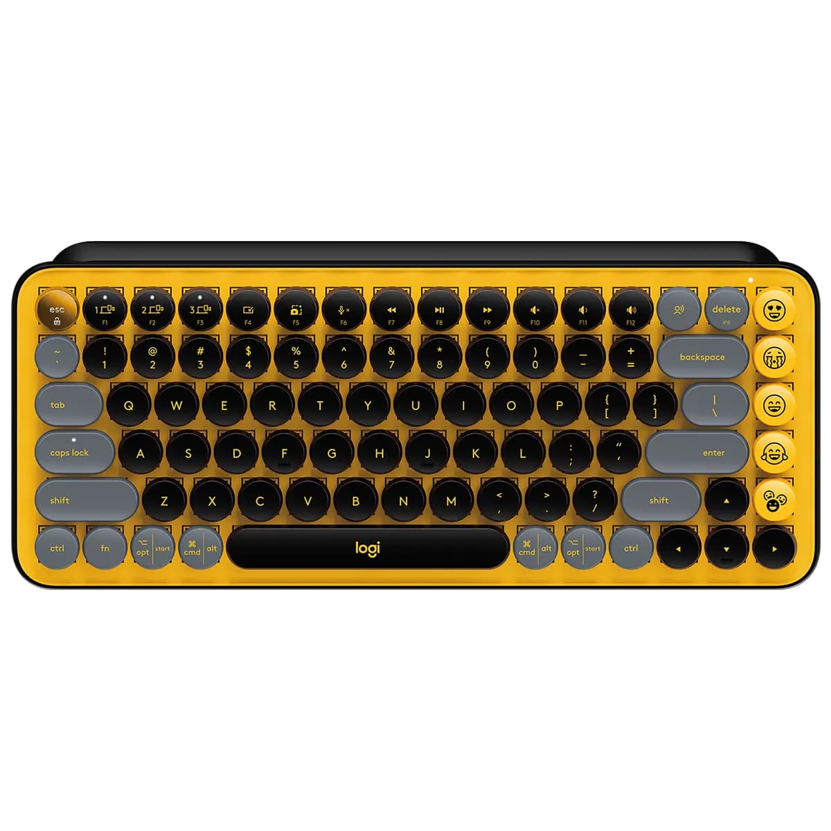کیبورد بی سیم لاجیتک مدل Logitech POP Keys Wireless Mechanical Emoji Keyboard Blast (US)