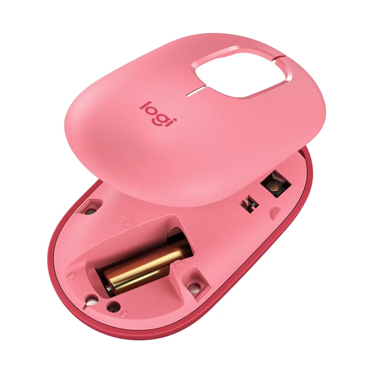 موس بی سیم بی صدای لاجیتک مدل Logitech POP Wireless Mouse Heartbreaker — تصویر ۵