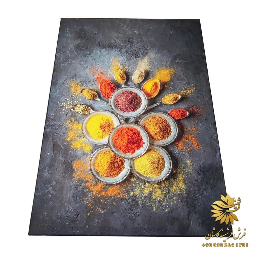 فرش آشپزخانه طرح ادویه کد k001