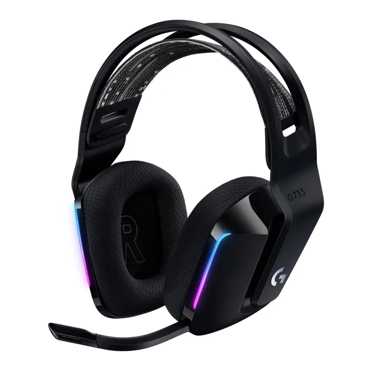 هدست گیمینگ بی سیم لاجیتک Logitech G733 Ultra-Lightweight Wireless Gaming Headset — تصویر ۴