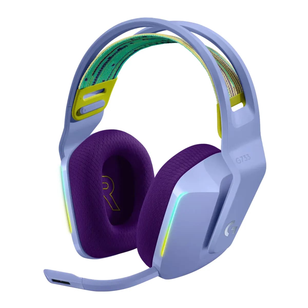 هدست گیمینگ بی سیم لاجیتک Logitech G733 Ultra-Lightweight Wireless Gaming Headset — تصویر ۷