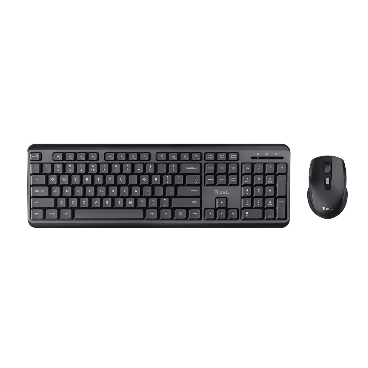 موس و کیبورد بی سیم بی صدای تراست مدل Trust Ymo Wireless Silent Keyboard and Mouse