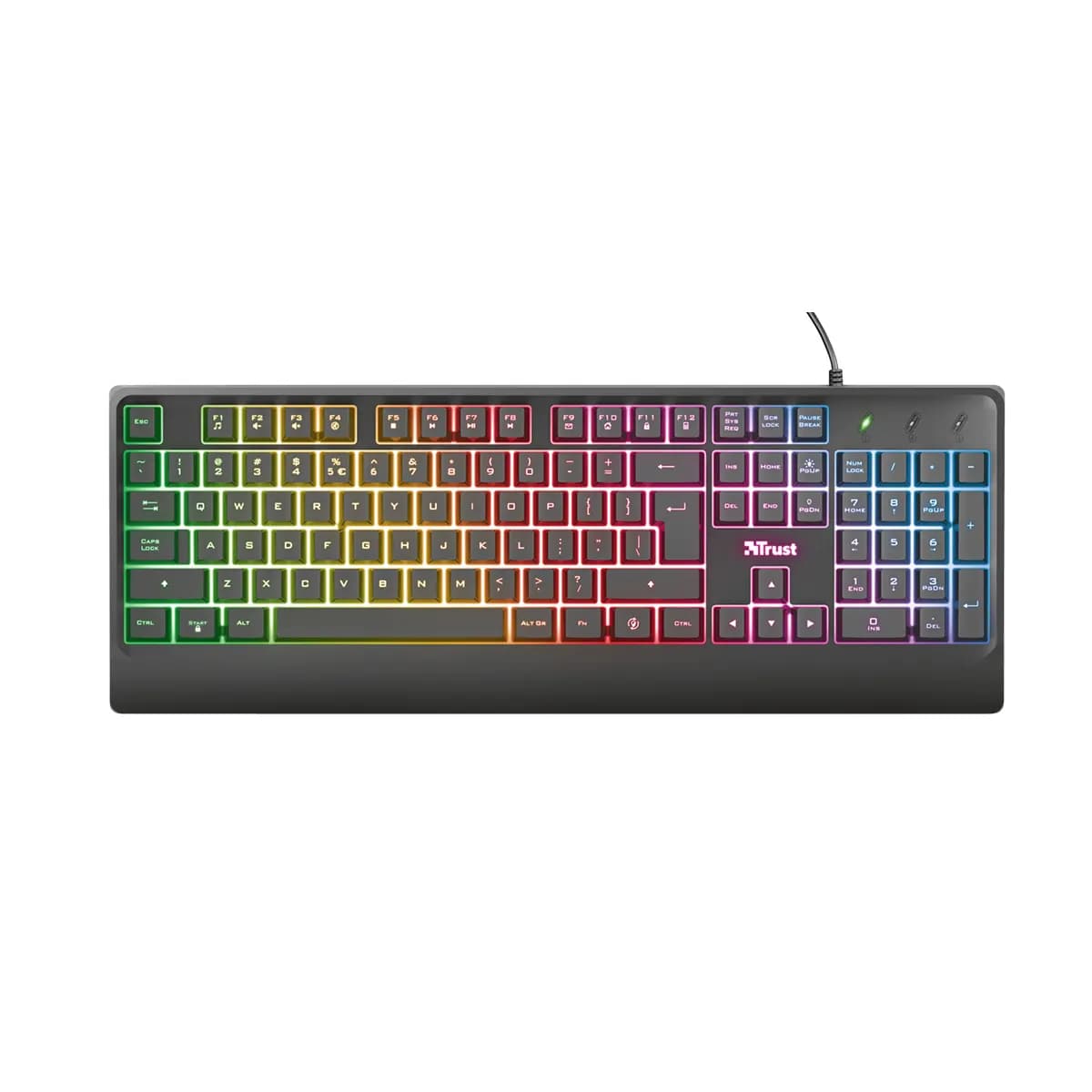 کیبورد گیمینگ تراست Trust Ziva Illuminated Gaming Keyboard