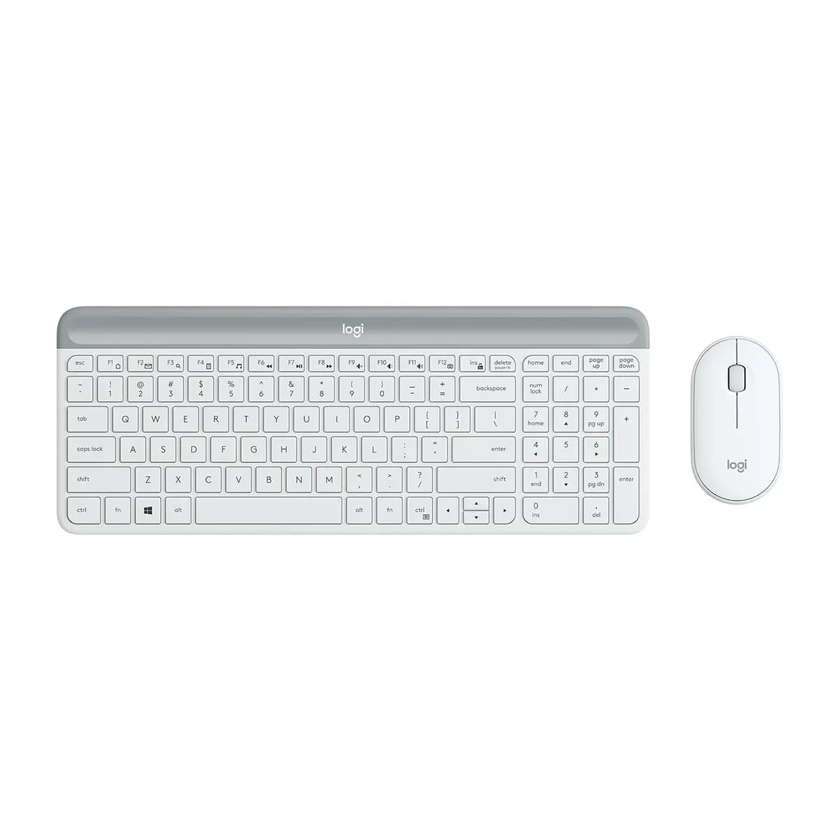 موس و کیبورد بی سیم بی صدا لاجیتک مدل Logitech MK470 Slim Wireless Keyboard and Mouse Combo — تصویر ۲