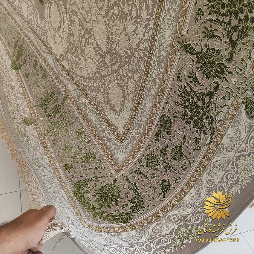 نقشه هدی 1500 شانه فرش سبز کاشان — تصویر ۴