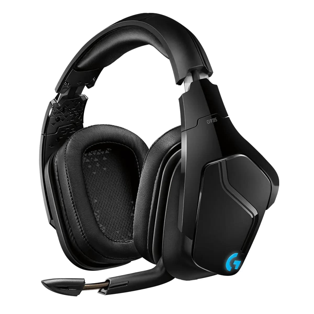 هدست گیمینگ بی سیم لاجیتک Logitech G935 Wireless 7.1 Surround Sound LIGHTSYNC Gaming Headset — تصویر ۳