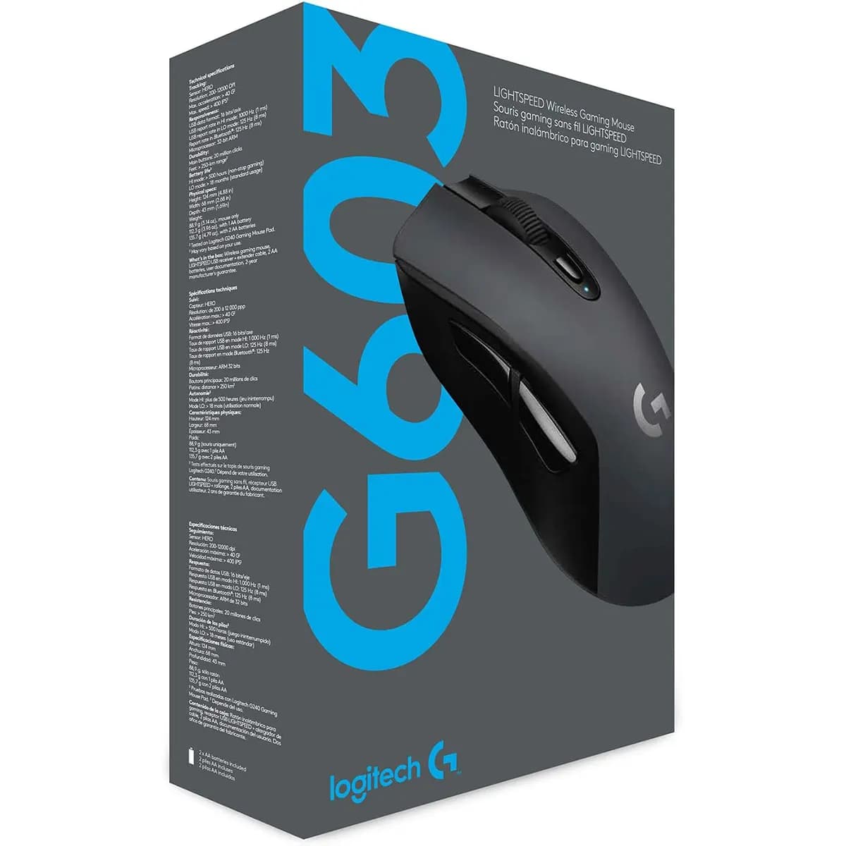 موس گیمینگ بی سیم لاجیتک مدل Logitech G603 LIGHTSPEED Wireless Gaming Mouse — تصویر ۳