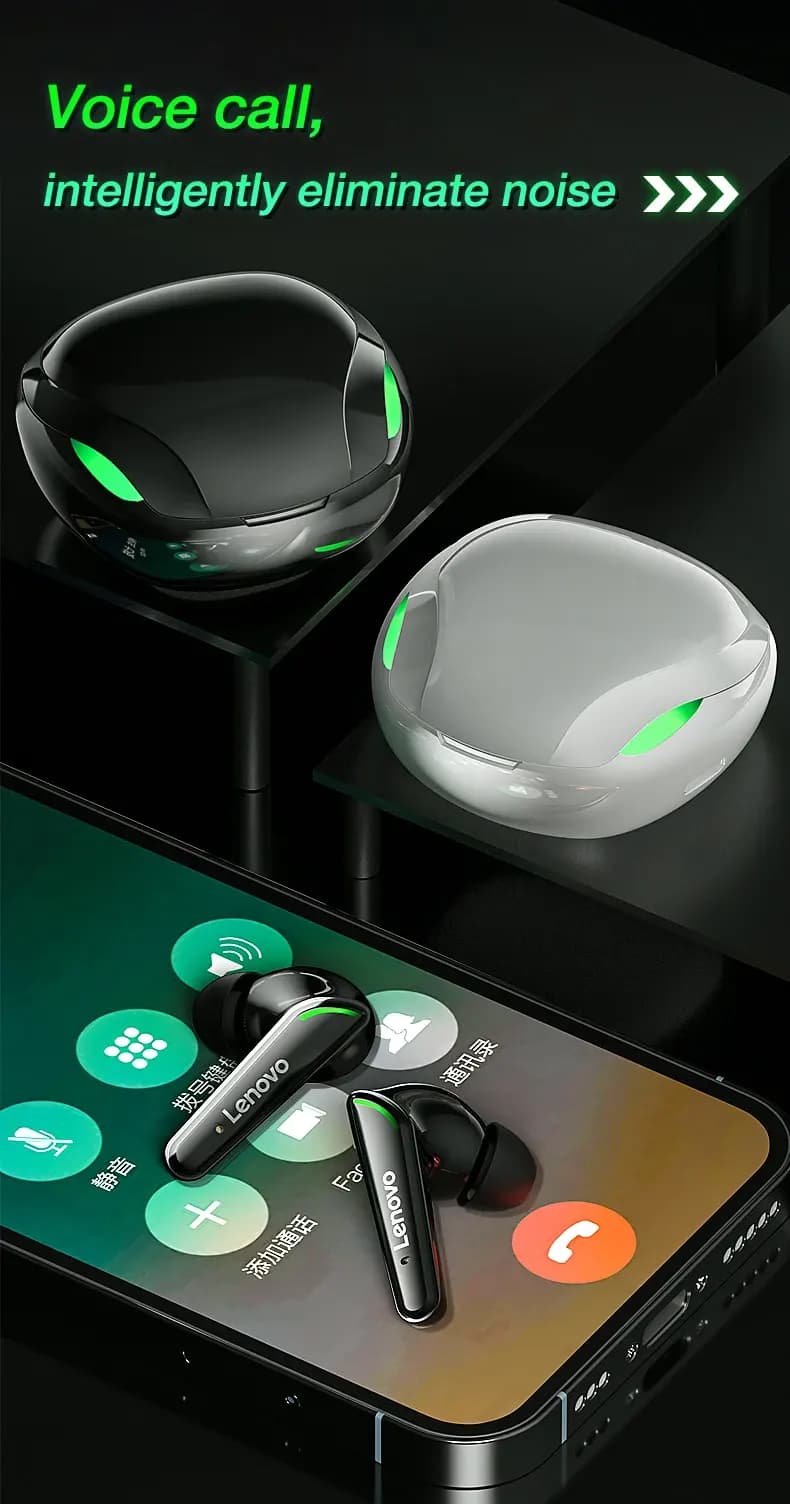 ایرباد بلوتوث لنوو Lenovo XT92 Gaming Earbuds — تصویر ۵