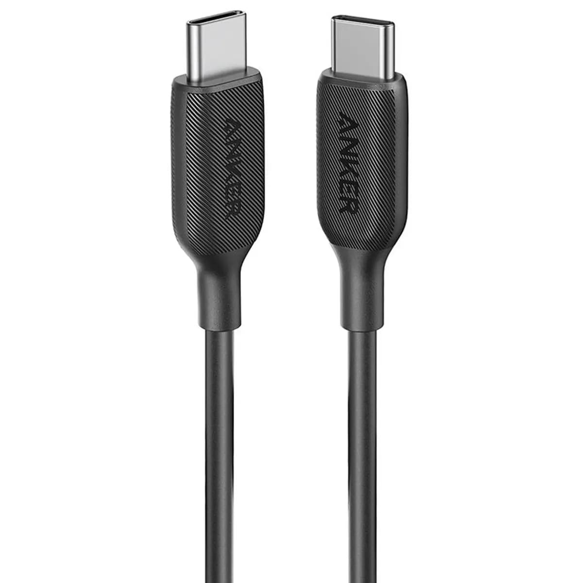کابل USB-C به USB-C انکر 0.9 متر مدل Anker Powerline III 0.9m USB-C to USB-C 60W Cable (A8852)