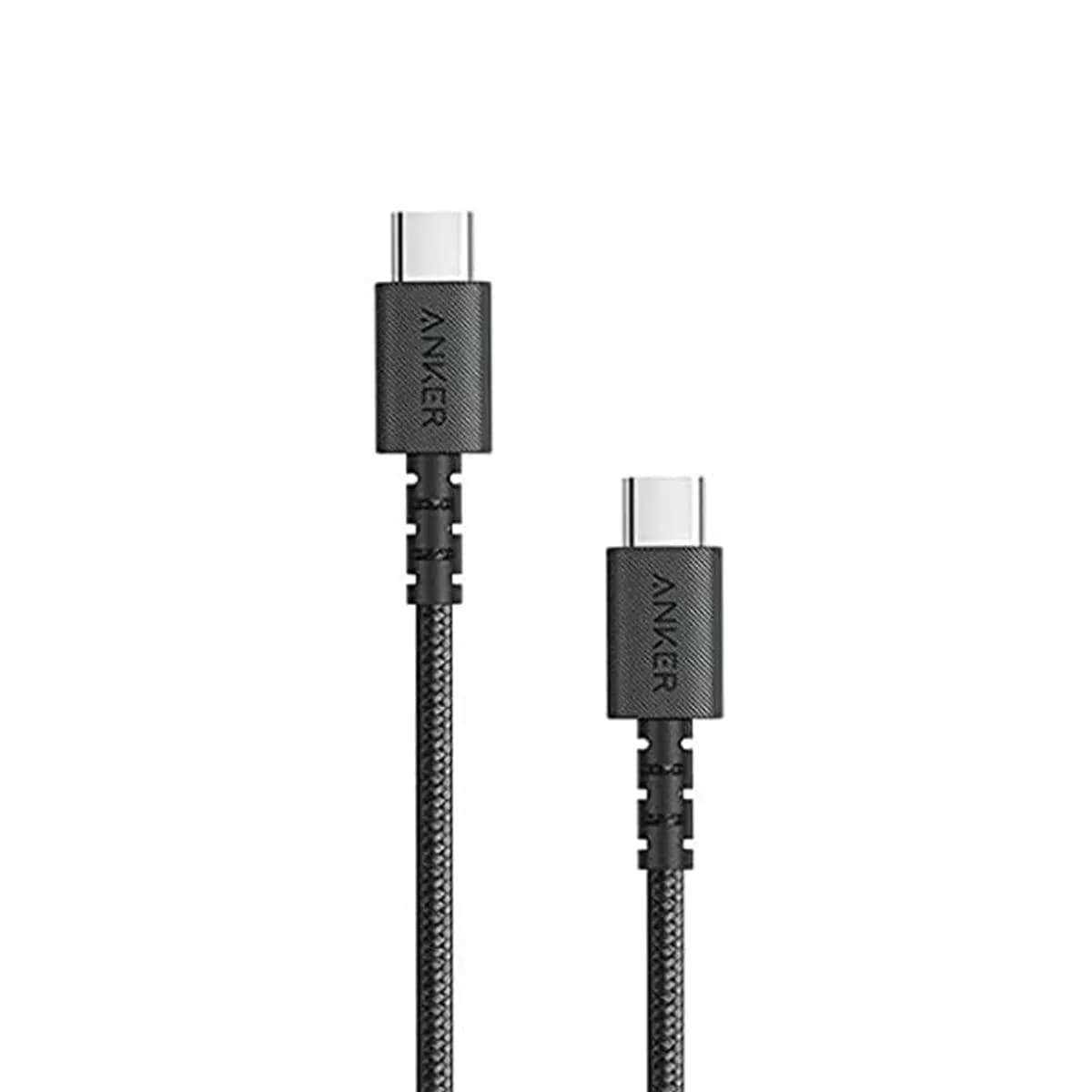 کابل USB-C به USB-C انکر 1.8 متر مدل Anker PowerLine Select Plus 1.8m USB-C to USB-C 2.0 60W Cable (A8033)