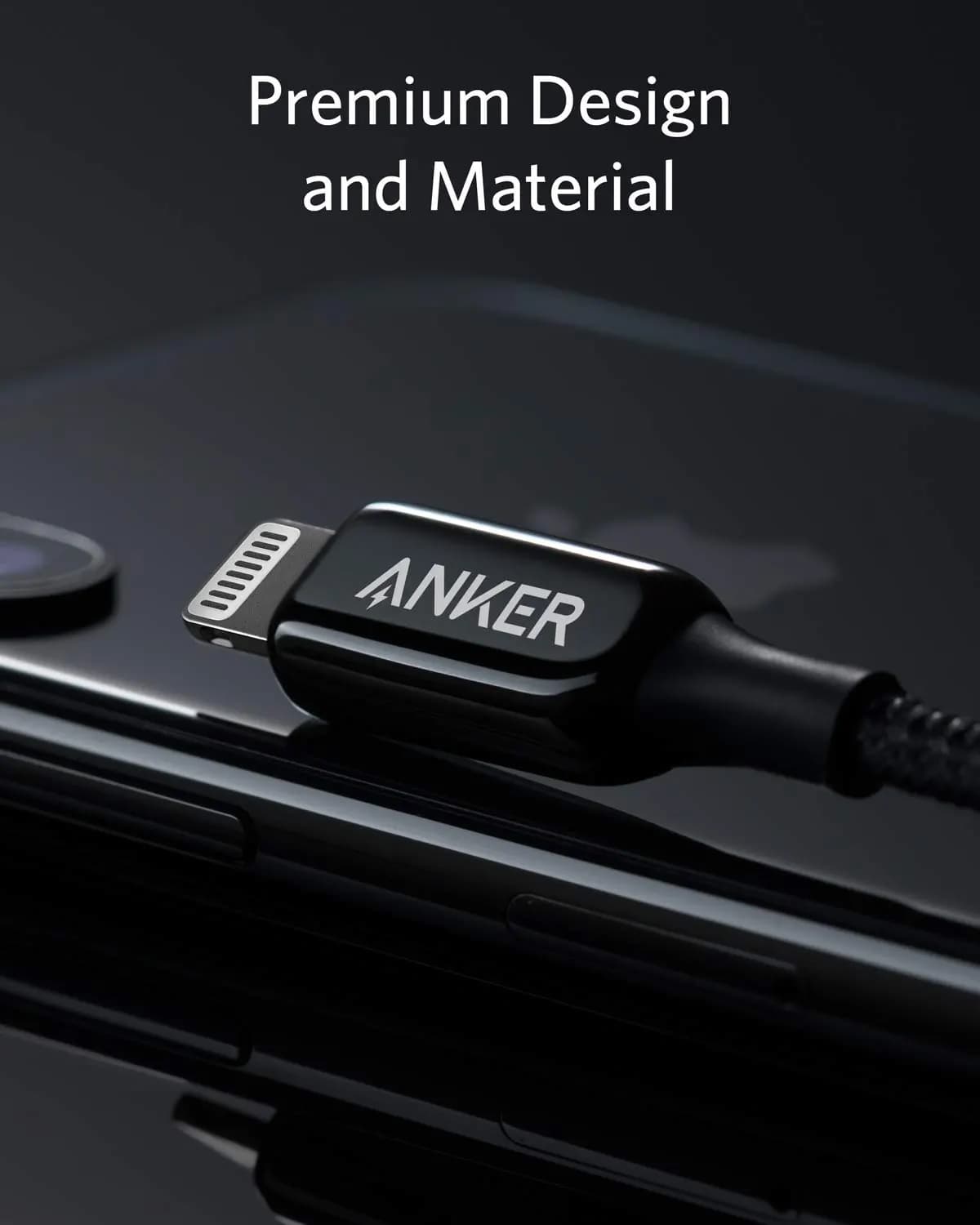 کابل Lightning انکر 1.8 متر مدل Anker Powerline+ III 1.8m Lightning Cable (A8823) — تصویر ۴
