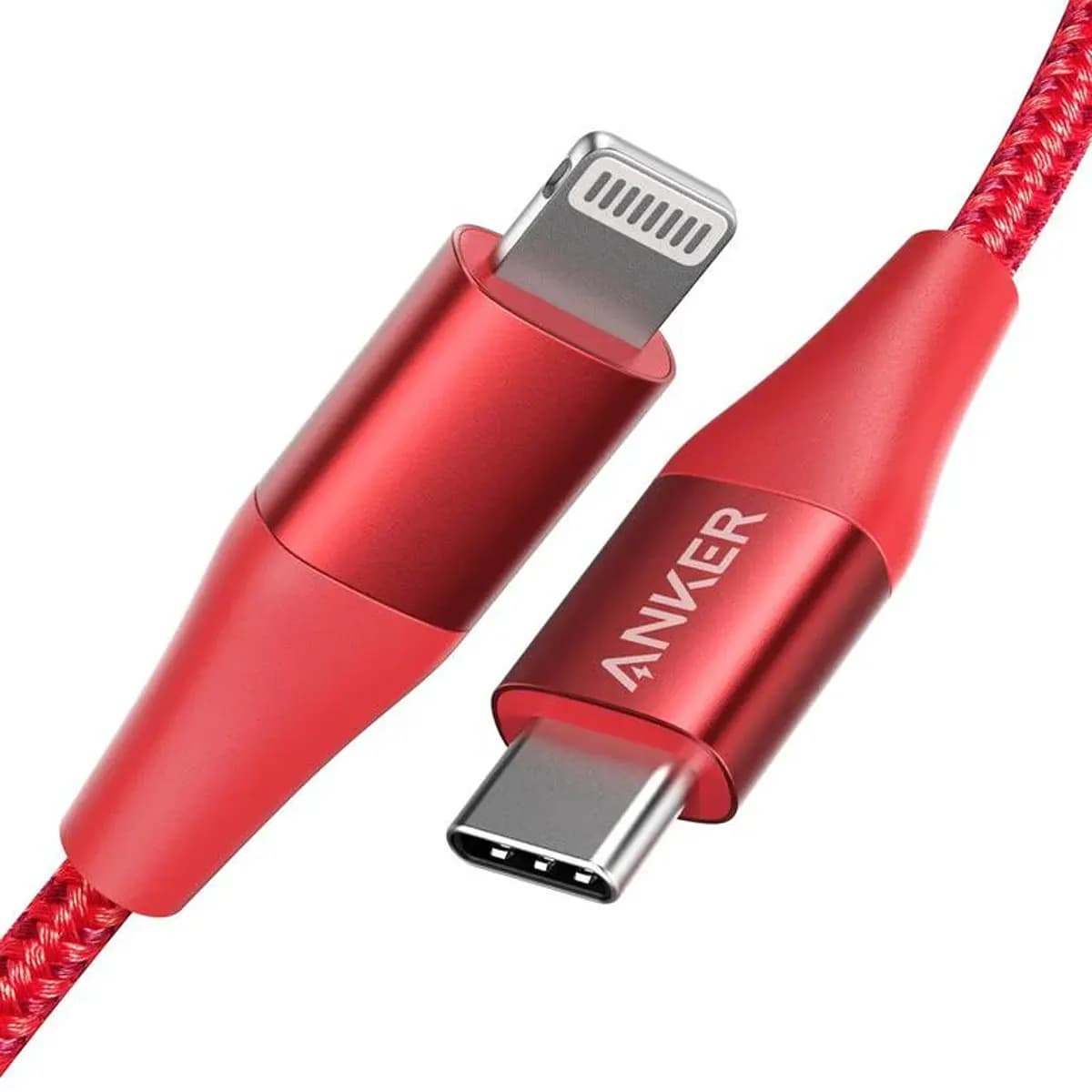 کابل USB C به Lightning انکر 0.9 متر مدل Anker Powerline+ II 0.9m USB C to Lightning Cable (A8652) — تصویر ۲