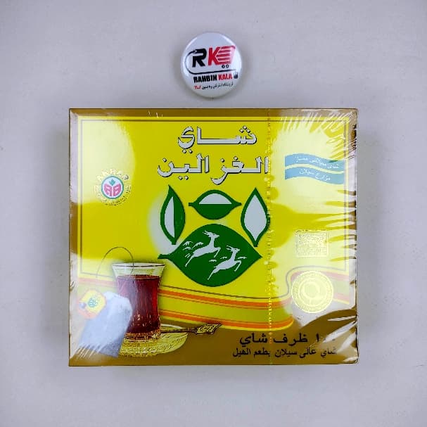 چای کیسه ای هل دار100عددی الغزالین دو غزال