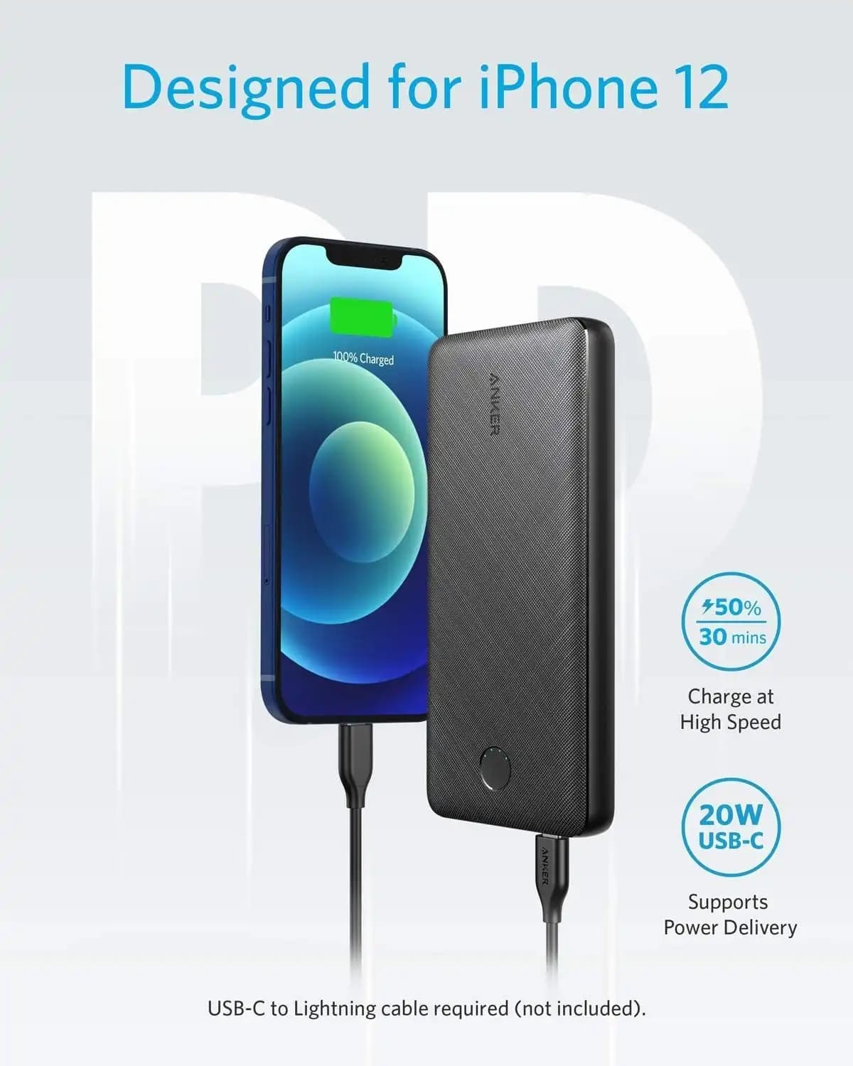 پاور بانک انکر Anker PowerCore Essential 20K PD (A1287) Power Bank — تصویر ۴