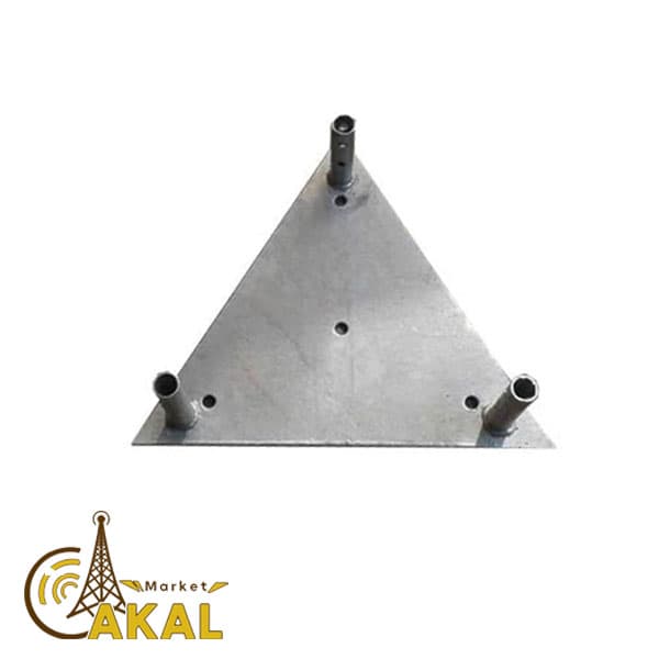 صفحه زیر دکل مهاری (بیس پلیت) G45 سه وجهی
