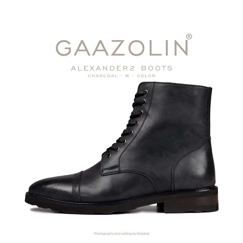 بوت اسکندر2 گازولین تمام مشکی – Alexander II Boots Mono Black W