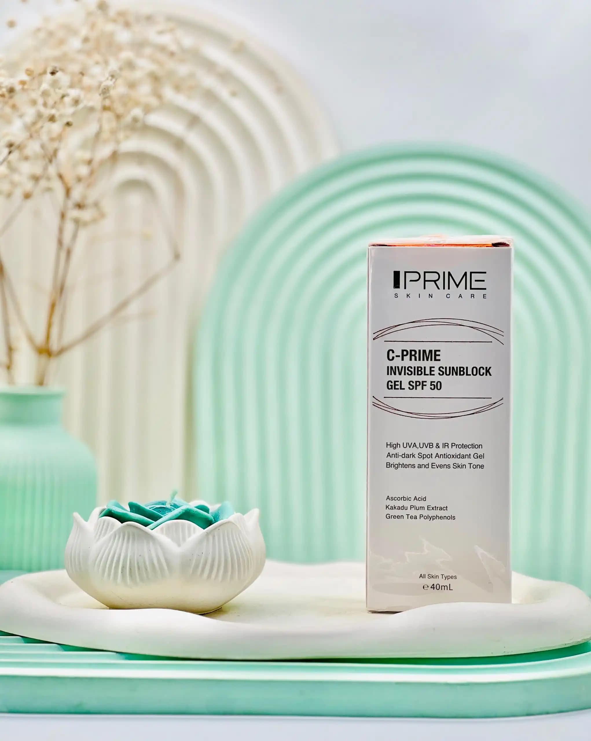ژل ضدآفتاب ویتامین سی SPF50 پرایم