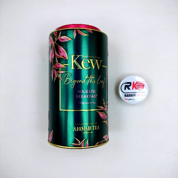 چای احمد کیو مدل صبحانه باشکوه وزن 100گرم Ahmad TeaKew Majestic Breakfast تاریخ 07/2025