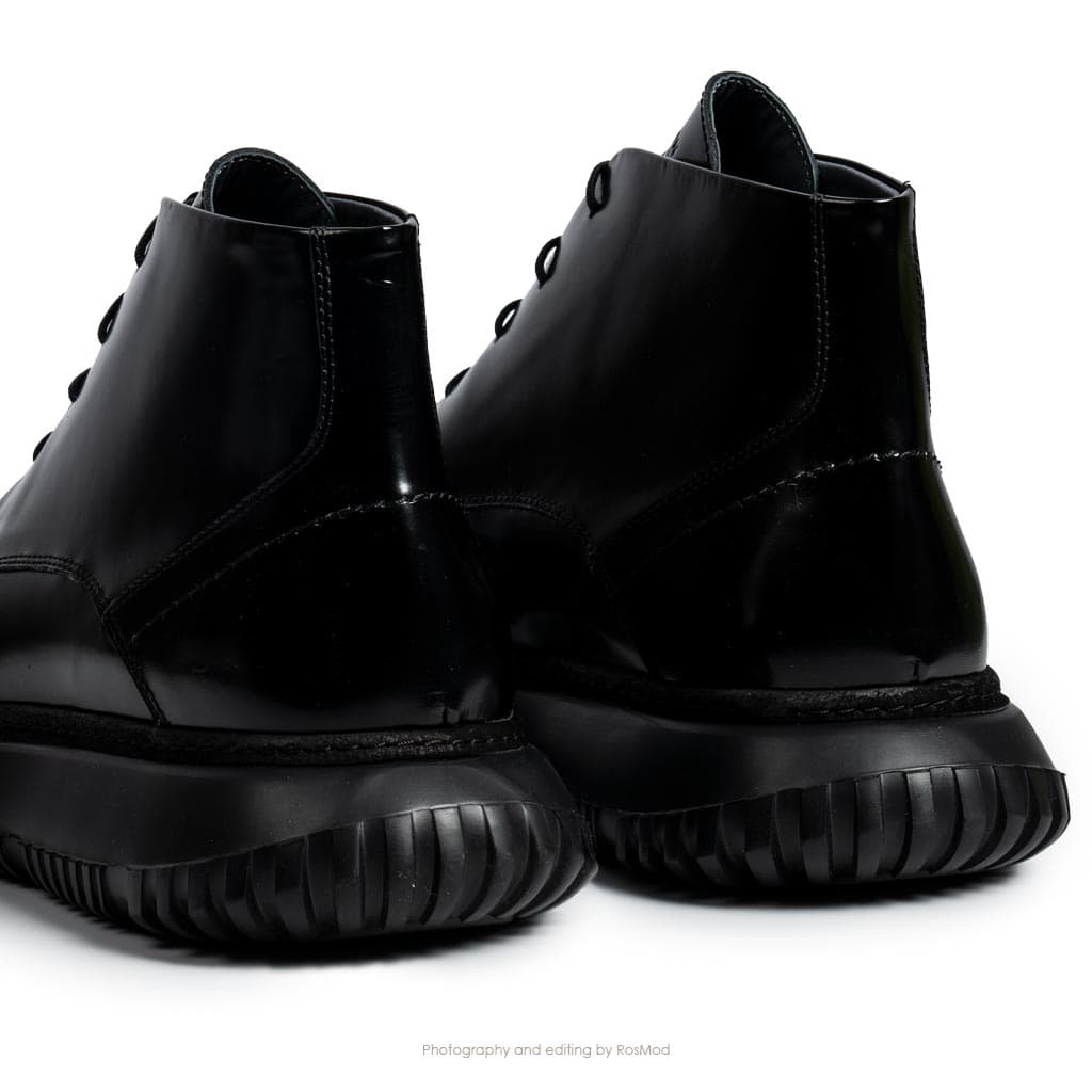 بوت لوسیفر گازولین مشکی براق – GAAZOLIN Lucifer-I Boots Shining Black V — تصویر ۵