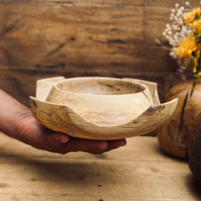 ظرف چوبی ممرز کد 010074