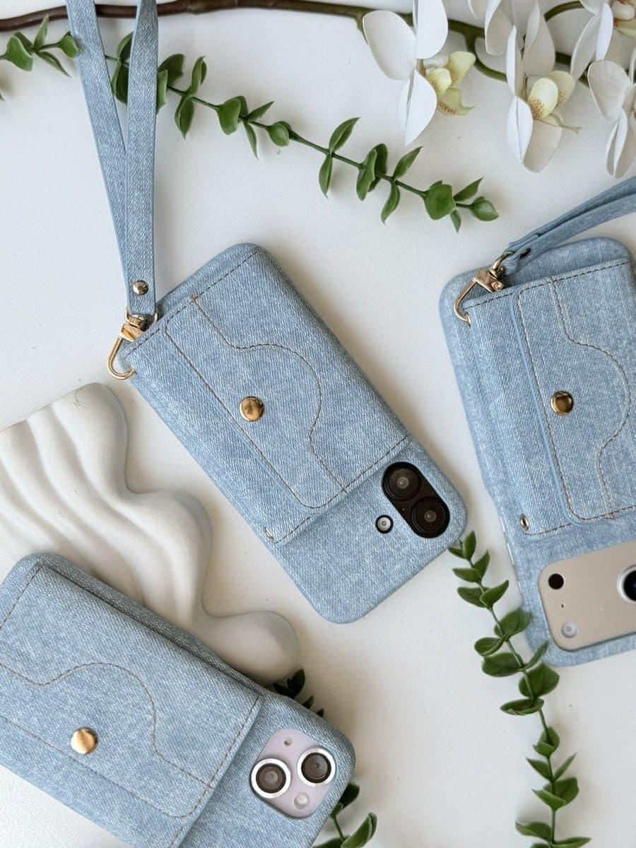 قاب Jeans Wallet (کدC2280) مناسب برای iPhone 15 — تصویر ۴
