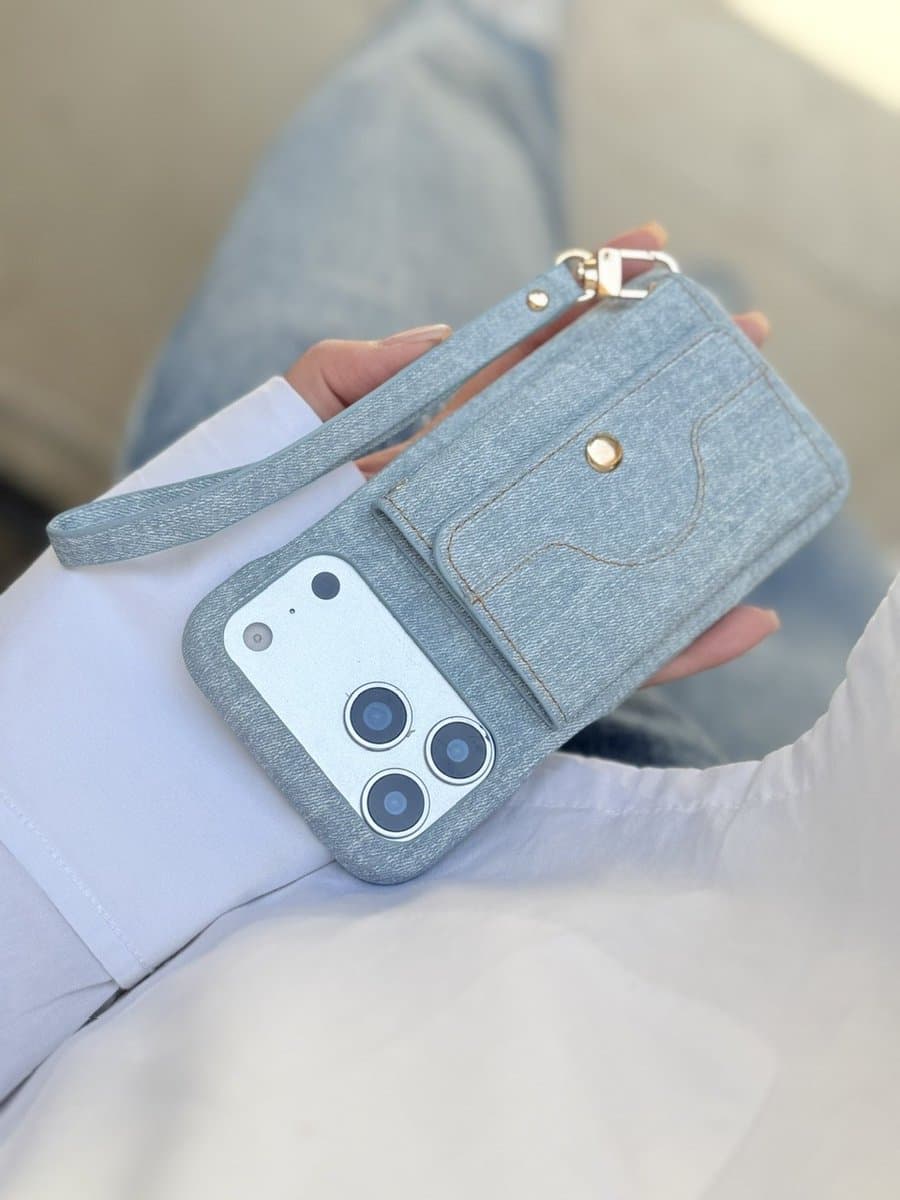 قاب Jeans Wallet (کدC2280) مناسب برای iPhone 16 — تصویر ۳
