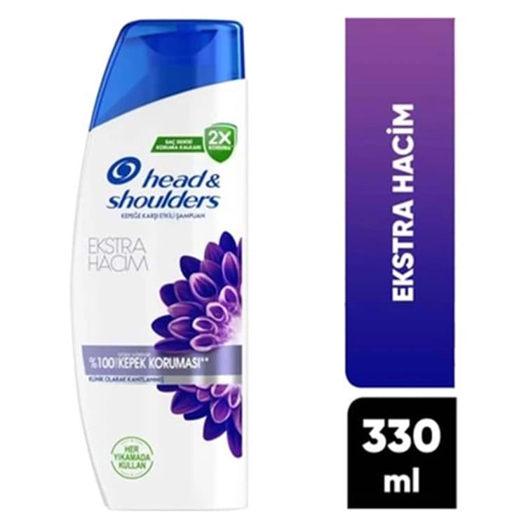 شامپو Head and Shoulders مدل Ekstra Hacim حجم 330 میلی لیتر — تصویر ۲