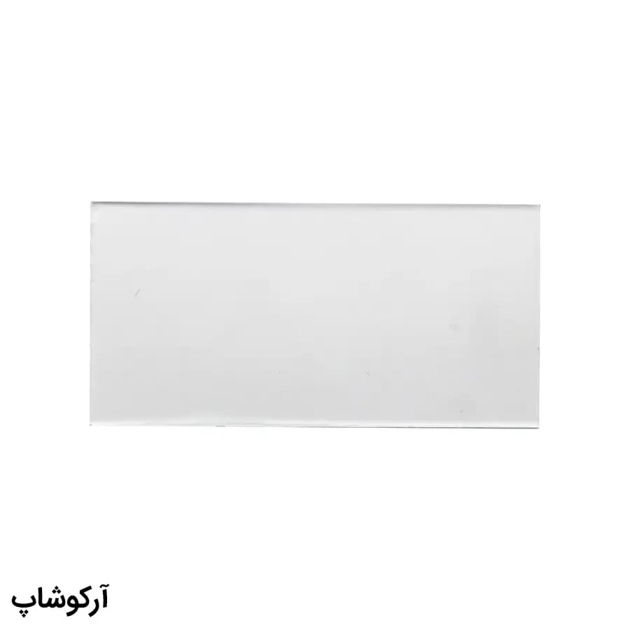 لنز بی‌رنگ و شفاف سایز 100×50×3 میلی‌متر برای شیلد و ماسک ایمنی مدل 993094