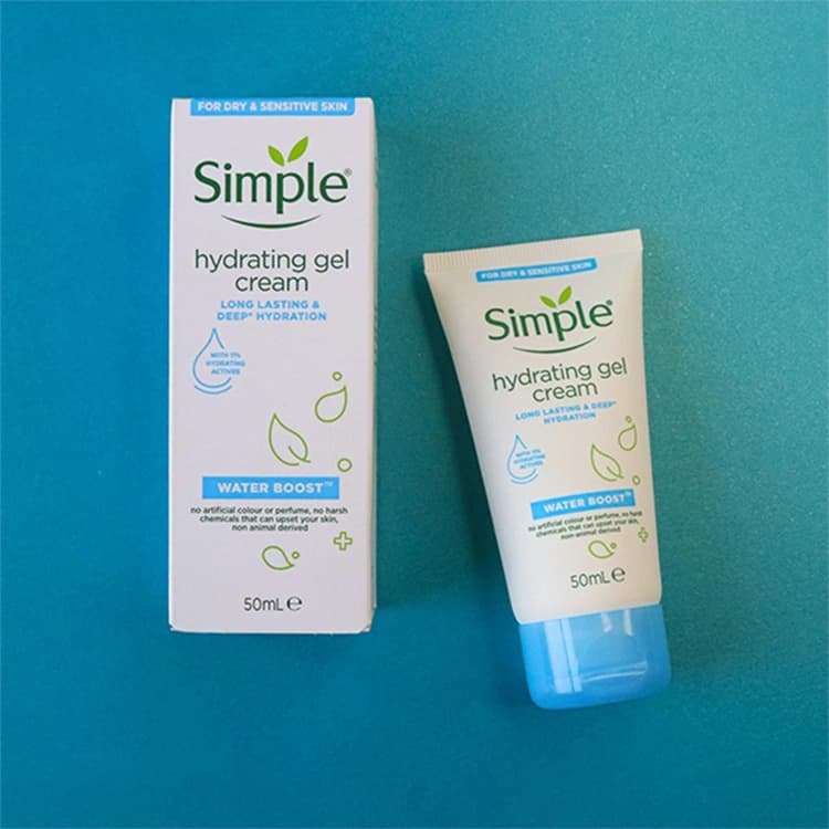 کرم آبرسان Simple مدل Hydrating Gel حجم 50 میلی لیتر — تصویر ۲
