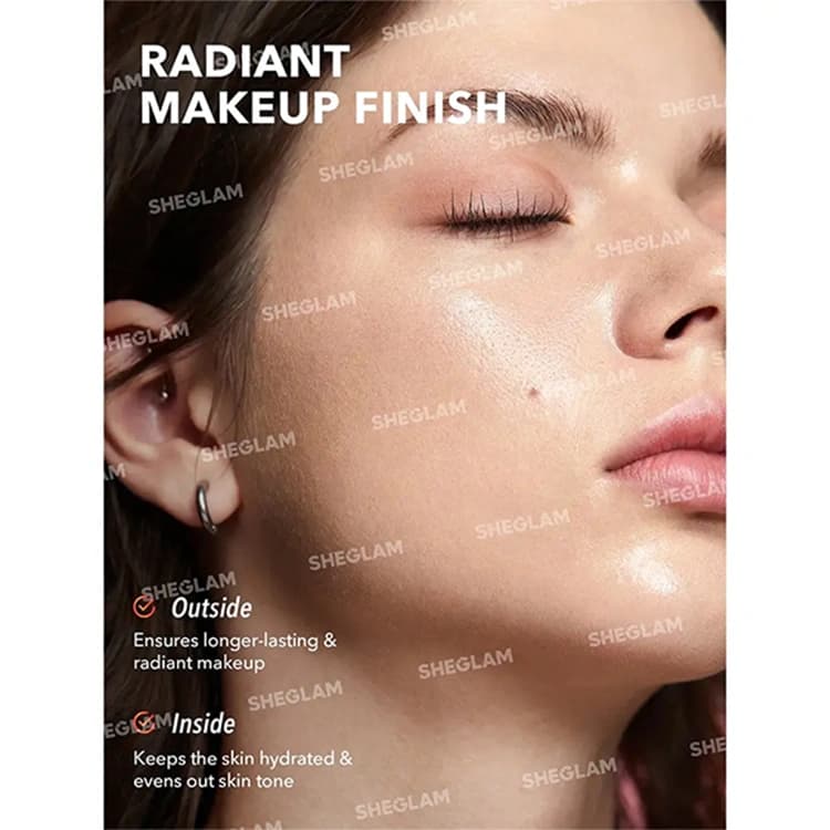 پرایمر صورت Sheglam مدل Melon Melt Niacinamide Serum حجم 30 میلی لیتر — تصویر ۶